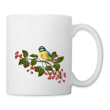 Colorful bird - Mug - white - Right