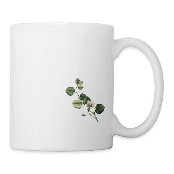 Nummer 38 Blumengrün - 38. Blumengeburtstag - Tasse - Weiß - Rechts