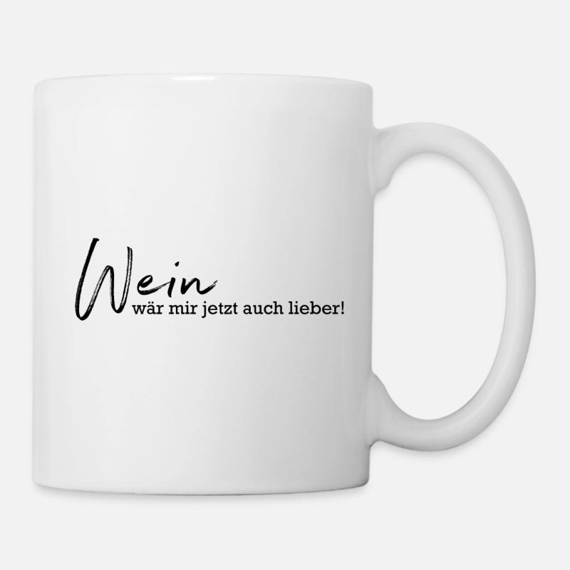 I would prefer wine now too - Mug - white