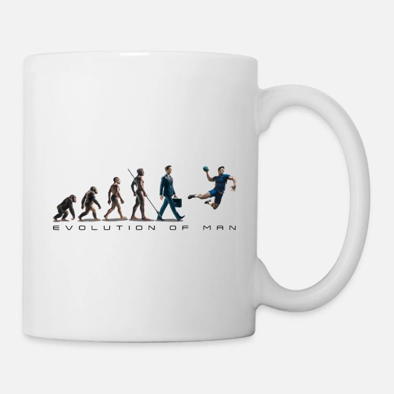 Evolution Handball 06 2024 Plan de travail 2 - Mug blanc - blanc