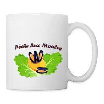 PECHE AUX MOULES - Mug blanc - blanc - Droite