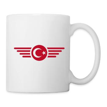Türkiye Türkei Flügel und Halbmond - Tasse - Weiß - Rechts