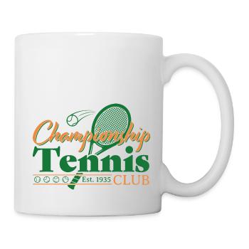 Tennis Club - Tasse - Weiß - Rechts