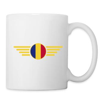 I Love Romania, Elegance Style Design T-Shirt - Mug - white - Right