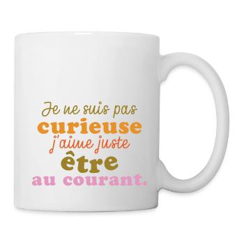 humour drole rigolo original cadeau anniversaire - Mug blanc - blanc - Droite