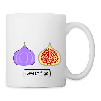 Sweet figs - Mug - white - Right