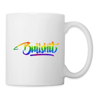 Bleib stark Positives Zitat Niedliche Liebe Positivität - Tasse - Weiß - Rechts