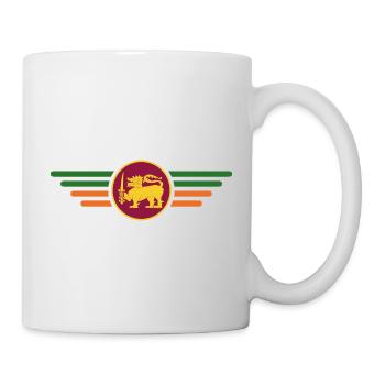 J’aime le Sri Lanka, T-shirt design de style élégance - Mug blanc - blanc - Droite