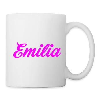 Emilia Spruch Geschenk - Tasse - Weiß - Rechts