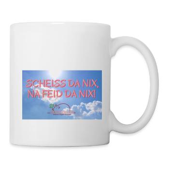 Scheiss da nix 3 - Tasse - Weiß - Rechts