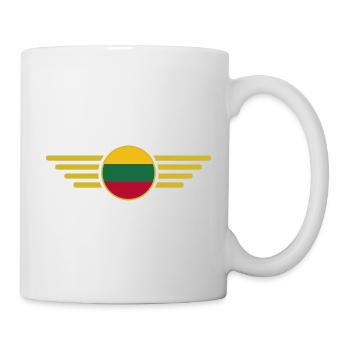 I Love Lithuania, Elegance Style Design T-Shirt - Mug - white - Right