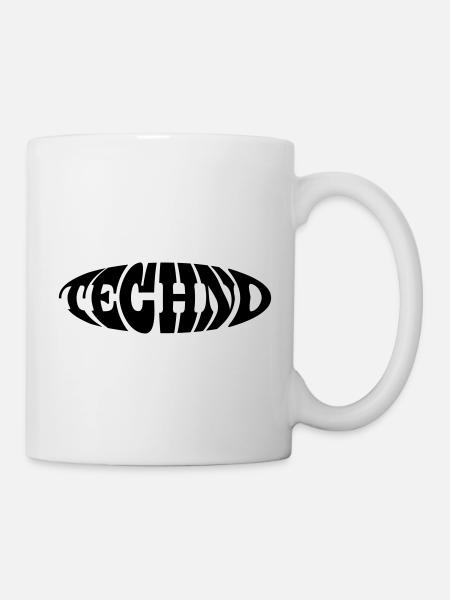 Techno Spruch Geschenk - Tasse - Weiß
