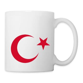 J’aime la dinde, T-shirt design de style élégance - Mug blanc - blanc - Droite