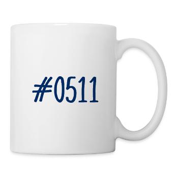 #0511 - 0511 - Vorwahl Hannover - Telefon - Tasse - Weiß - Rechts