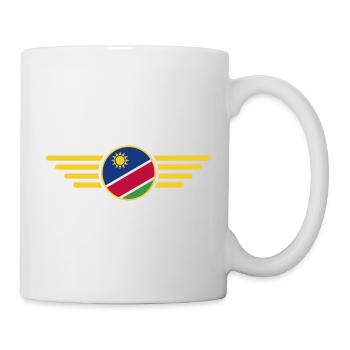 Ich liebe Namibia, Eleganz Stil Design T-Shirt - Tasse - Weiß - Rechts