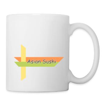 Asian Sushi - Tasse - Weiß - Rechts