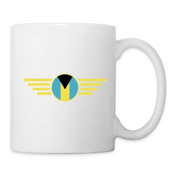 Ich liebe Bahamas, Eleganz Stil Design T-Shirt - Tasse - Weiß - Rechts
