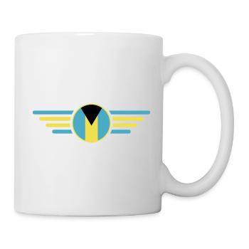 Ich liebe Bahamas, Eleganz Stil Design T-Shirt - Tasse - Weiß - Rechts