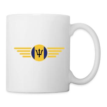 Ich liebe Barbados, Eleganz Stil Design T-Shirt - Tasse - Weiß - Rechts