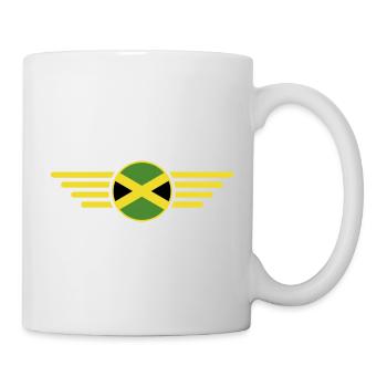 J’aime la Jamaïque, Style Design T-Shirt - Mug blanc - blanc - Droite