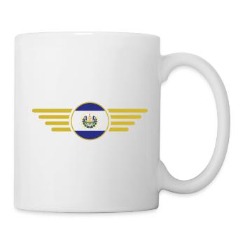 I Love El Salvador Design T-Shirt - Mug - white - Right