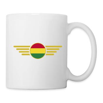 J’aime la Bolivie, T-shirt design de style élégance - Mug blanc - blanc - Droite
