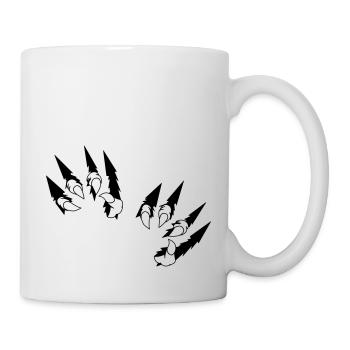 Griffes d’animaux 2 - Mug blanc - blanc - Droite