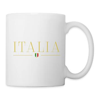 Ich liebe Italien Eleganz Stil Design T-Shirt - Tasse - Weiß - Rechts