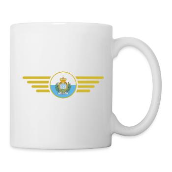 J'aime Saint-Marin, t-shirt design de style élégance - Mug blanc - blanc - Droite