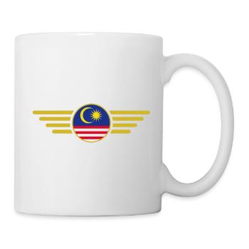 J’aime la Malaisie, T-shirt design de style élégance - Mug blanc - blanc - Droite
