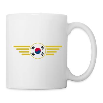 I Love South Korea, Elegance Style Design T-Shirt - Mug - white - Right