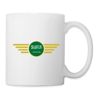 J’adore l’Arabie Saoudite, l’élégance style design T-Shi - Mug blanc - blanc - Droite