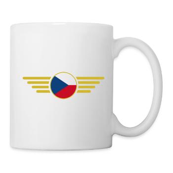 Ich liebe Tschechien, Eleganz Stil Design T-Shirt - Tasse - Weiß - Rechts