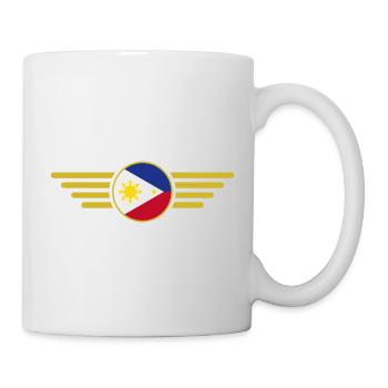 J’aime les Philippines, T-shirt design de style élégance - Mug blanc - blanc - Droite