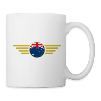I Love Australia, Elegance Style Design T-Shirt - Mug - white - Right