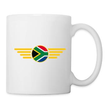 J’aime l’Afrique du Sud, T-Shirt Design Style Élégance - Mug blanc - blanc - Droite