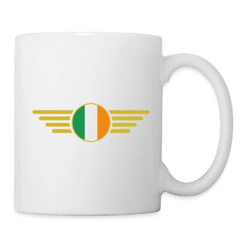 I Love Ireland Elegance Style Design T-Shirt - Mug blanc - blanc - Droite