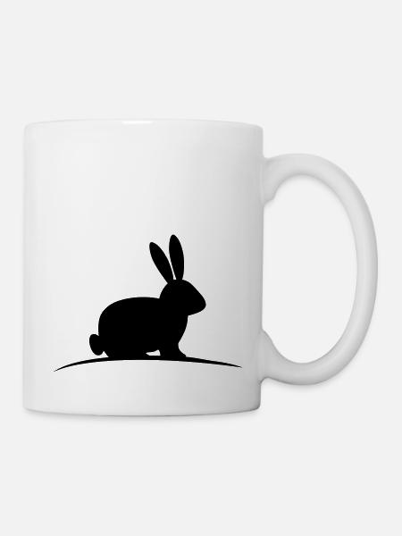 hase - Tasse - Weiß