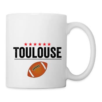 Toulouse Rugby 6 Etoiles Sport Fierté - Mug blanc - blanc - Droite