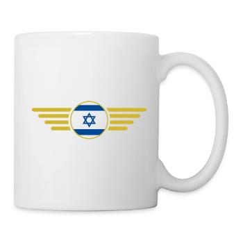 I Love Israel Elegance Style Design T-Shirt - Mug - white - Right