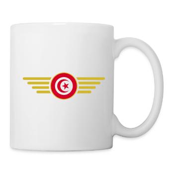 Ich liebe Tunesien, Eleganz Stil Design T-Shirt - Tasse - Weiß - Rechts
