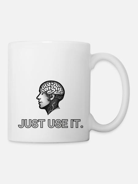 JUST USE IT - Mug - white