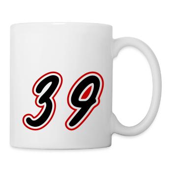 39 Number symbol - Mug - white - Right