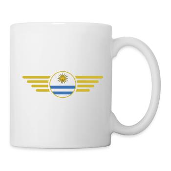 Ich liebe Uruguay, Eleganz Stil Design T-Shirt - Tasse - Weiß - Rechts