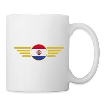J’aime le Paraguay, T-shirt design de style élégance - Mug blanc - blanc - Droite
