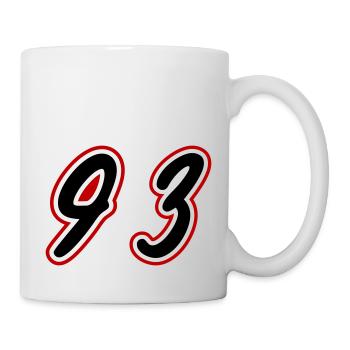 93 Number Symbol - Mug - white - Right