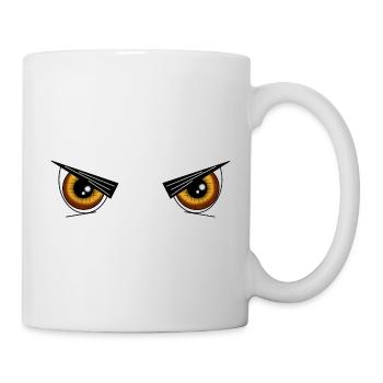 Halloween Augen - Tasse - Weiß - Rechts