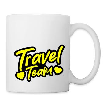 Équipe de voyage - Mug blanc - blanc - Droite