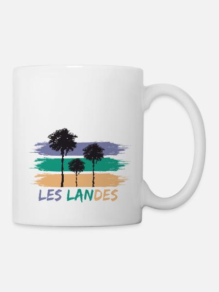 020c LES LANDES3 - Mug blanc - blanc