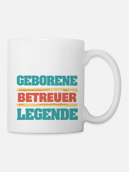 Beruf Betreuer - Tasse - Weiß